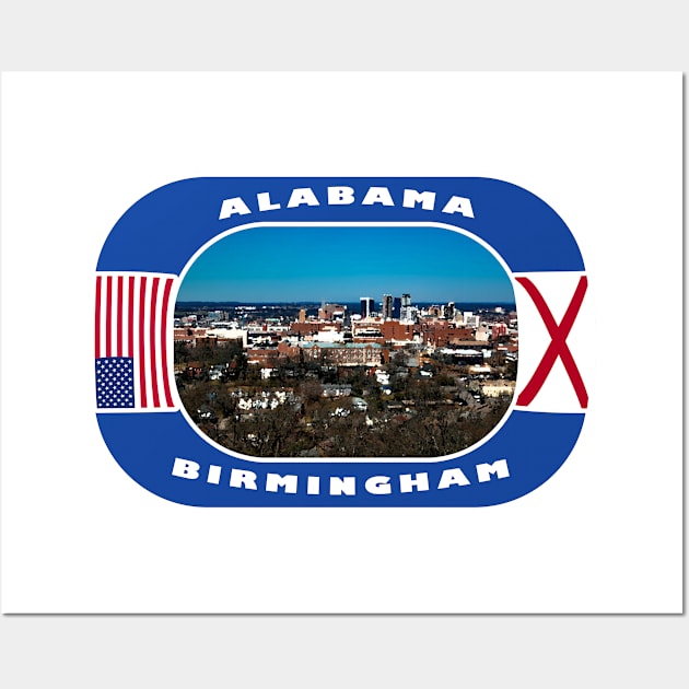 Alabama, Birmingham City, USA Wall Art by DeluxDesign